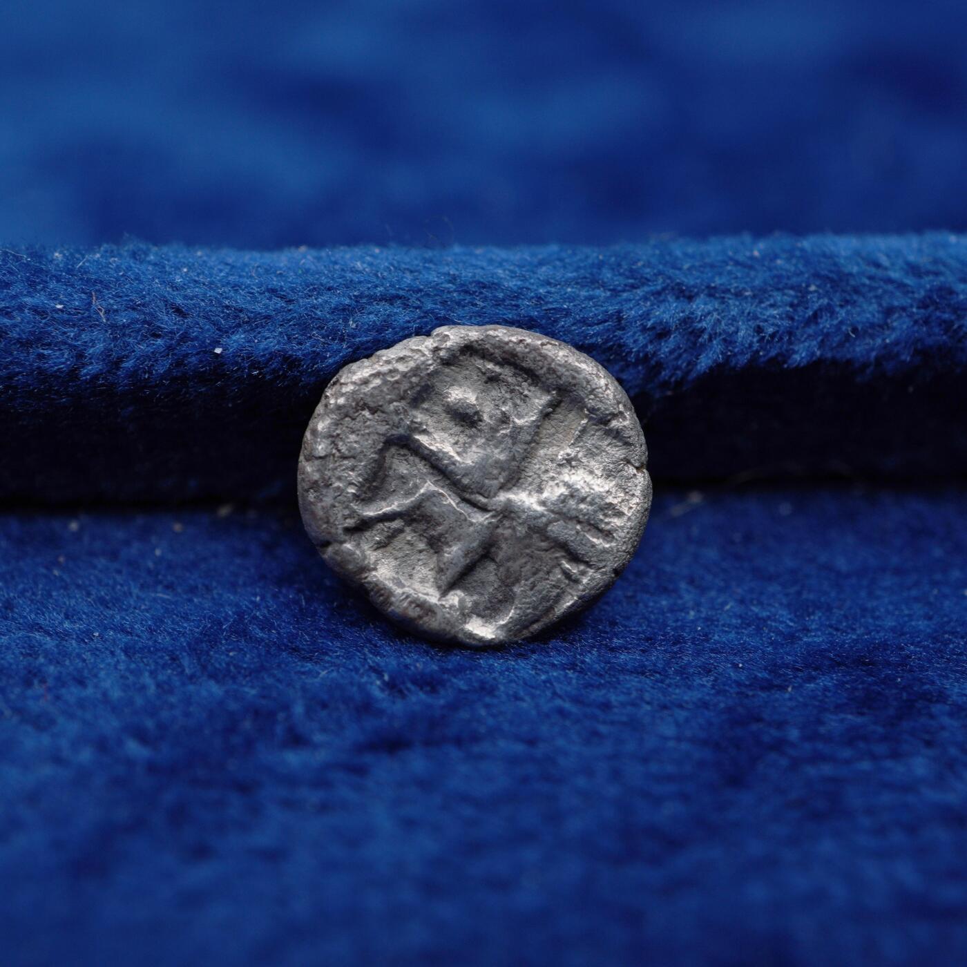 琋语集藏2026年04月欧洲古典打制币拍卖 古希腊特洛亚地区-羊头1/2德银币