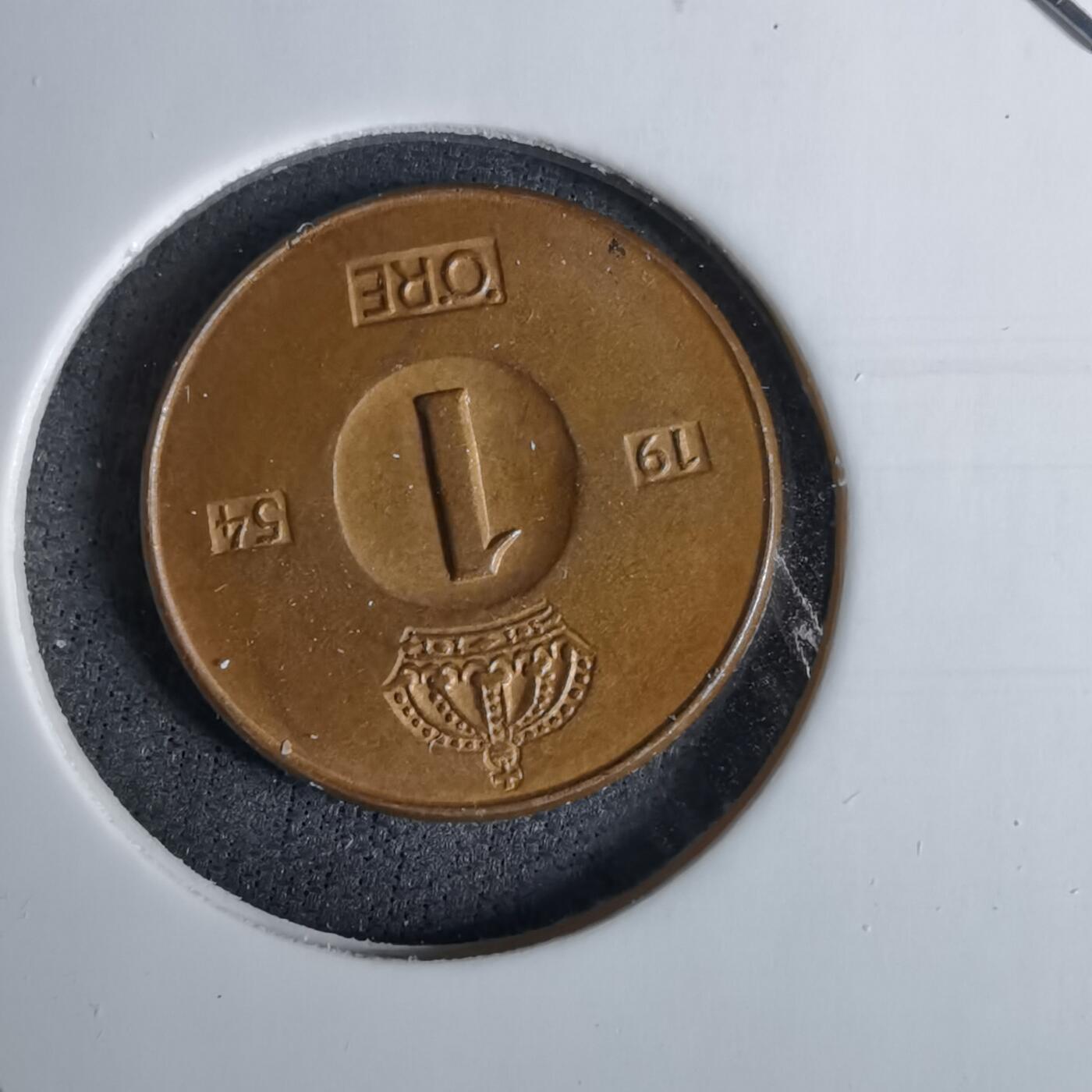 沼泽如烟--第1038场 瑞典1954年1欧尔