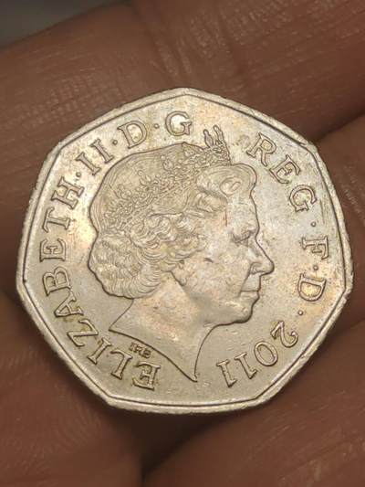 2026年第三十八场(总第二百零七场）外国好品散币场(免佣金) - 英国🇬🇧2011年50便士(2012年伦敦奥运会纪念币，7/29拳击)