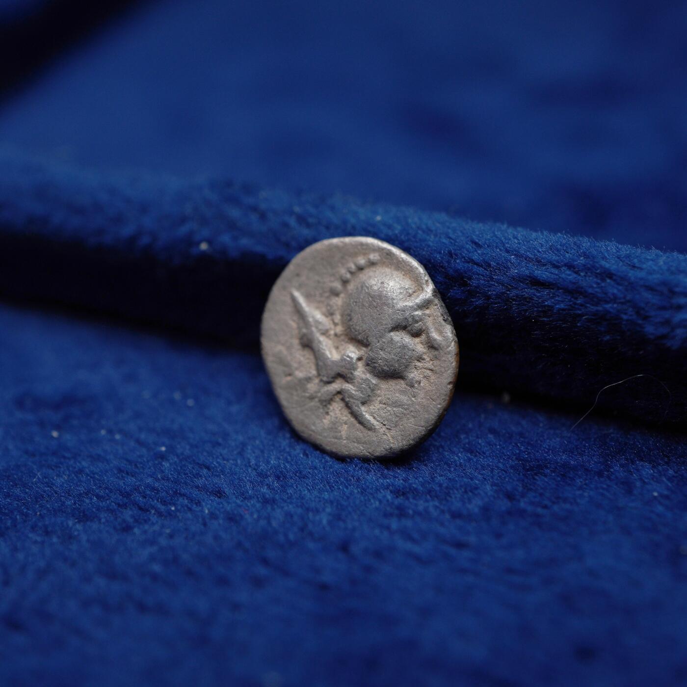 琋语集藏2026年04月欧洲古典打制币拍卖 古希腊皮西迪亚地区-雅典娜与美杜莎1奥波银币