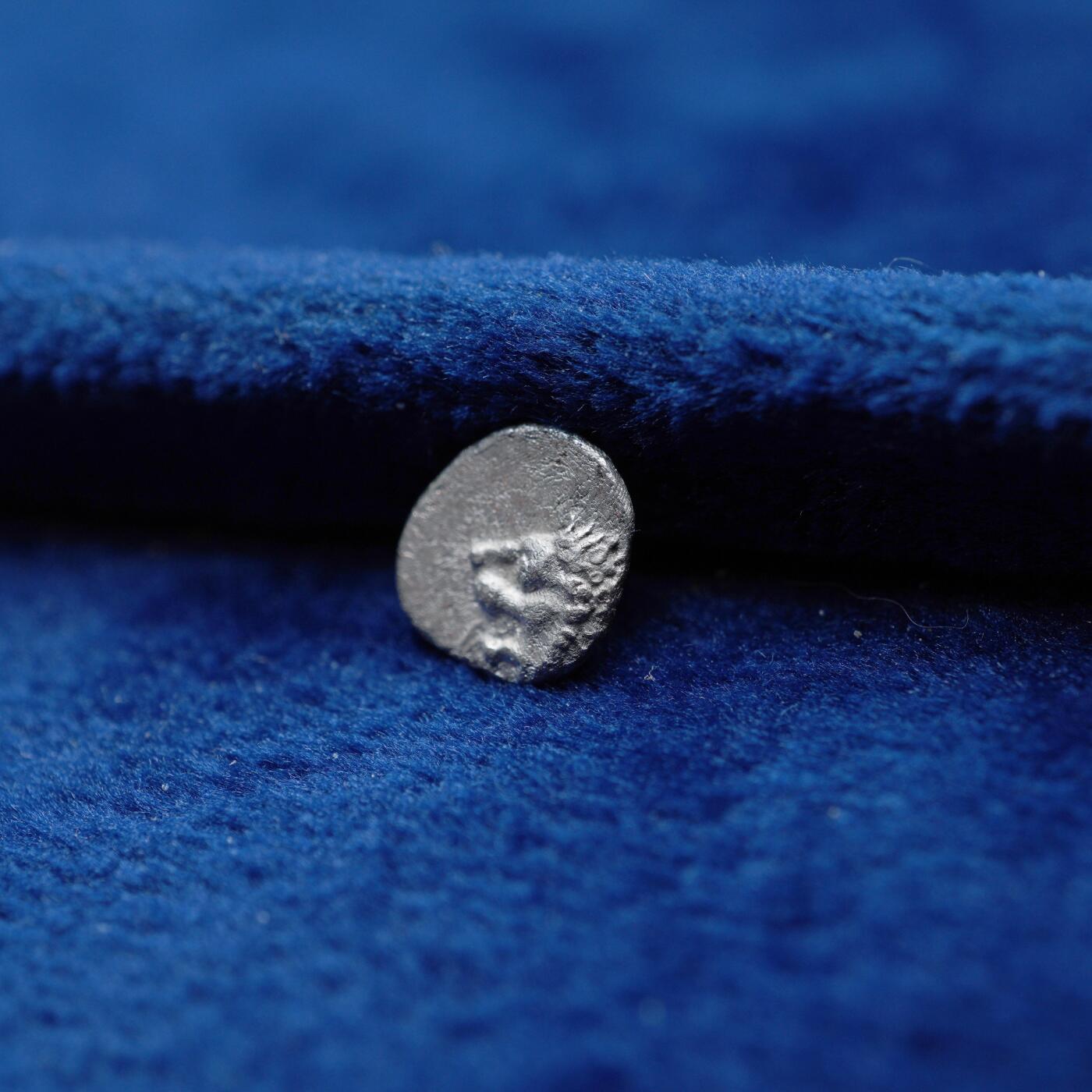 琋语集藏2026年04月欧洲古典打制币拍卖 古希腊卡利亚地区-狮子与阿波罗1/4奥波银币