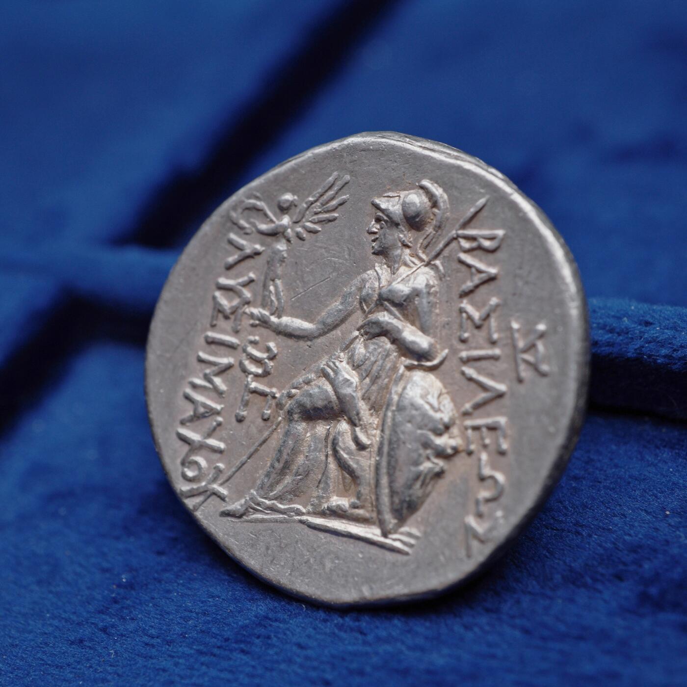 琋语集藏2026年04月欧洲古典打制币拍卖 古希腊色雷斯王国-亚历山大大帝公羊角4德银币