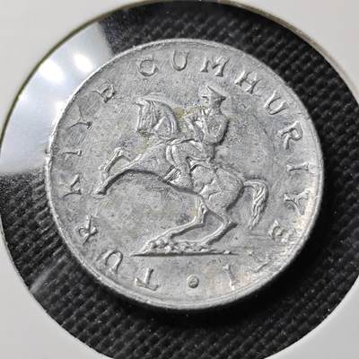 KK钱币收藏小铺  第410期 2月预留时间 周末发货 -  土耳其5里拉