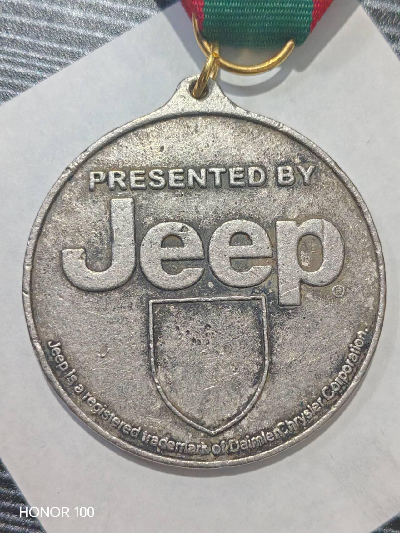 纪念章/纪念币 Jeep 赞助的佛罗里达警察与消防运动会（Florida Police & Fire Games）纪念奖章，用于表彰参赛的警务和消防人员。