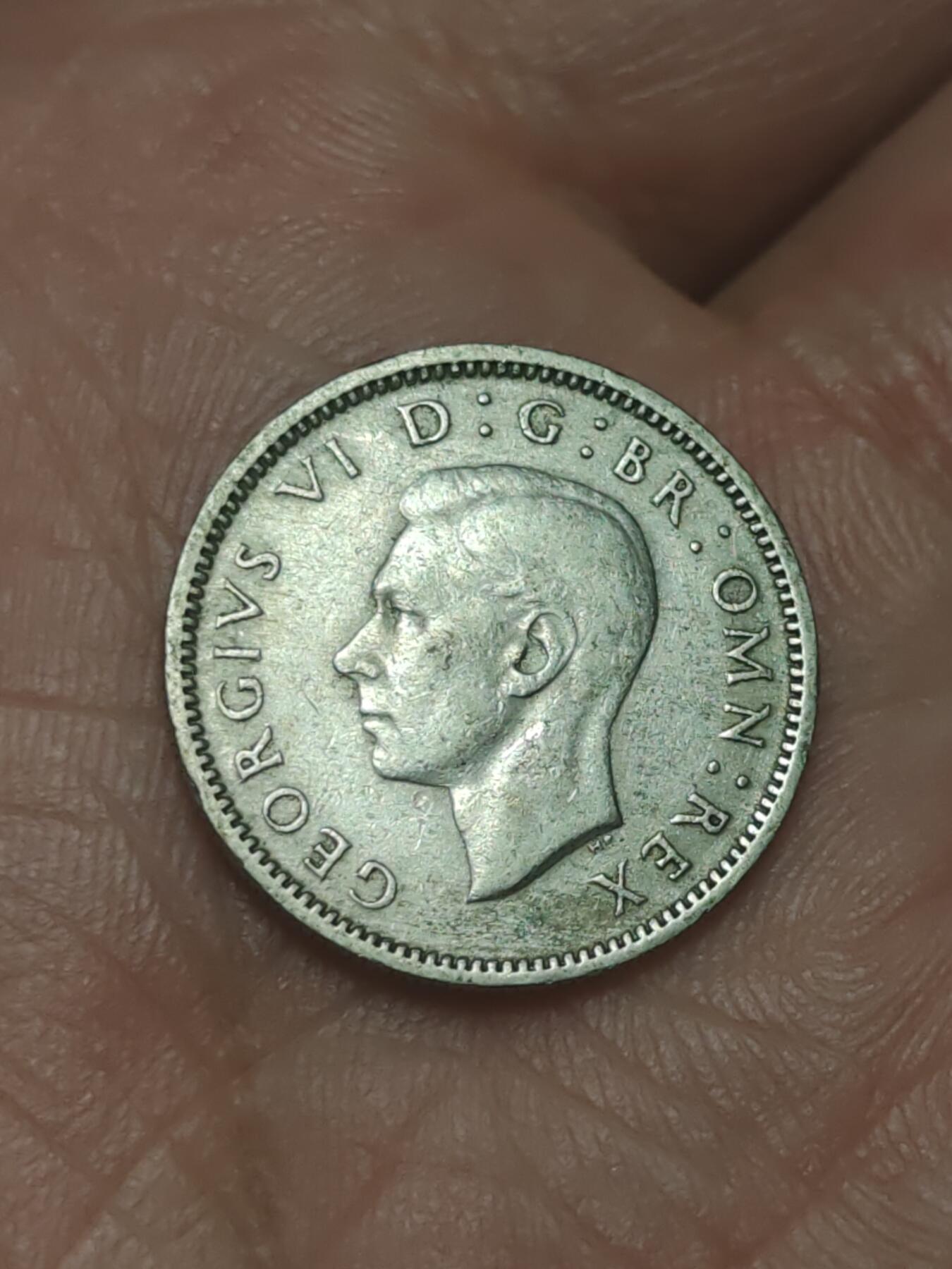 2026年第三十八场(总第二百零七场）外国好品散币场(免佣金) 英国🇬🇧1950年6便士(乔治六世第三版)