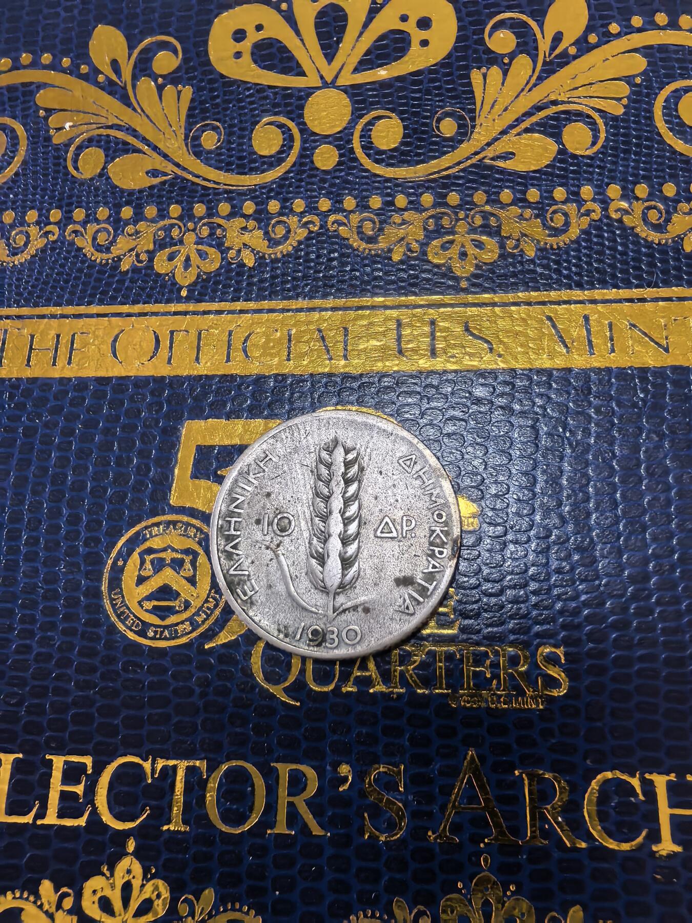 长老汇马年精选第十四场拍卖 1930希腊谷物女神10德拉克马银币，7克500银