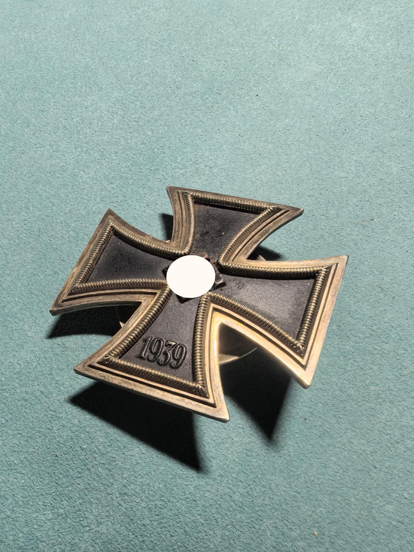 盛世勋华——号角文化勋章邮票专场拍卖第311期 德国（1939）一级铁十字勋章 少见圆盘版 带L58厂标（Rudolf Souval, Wien）