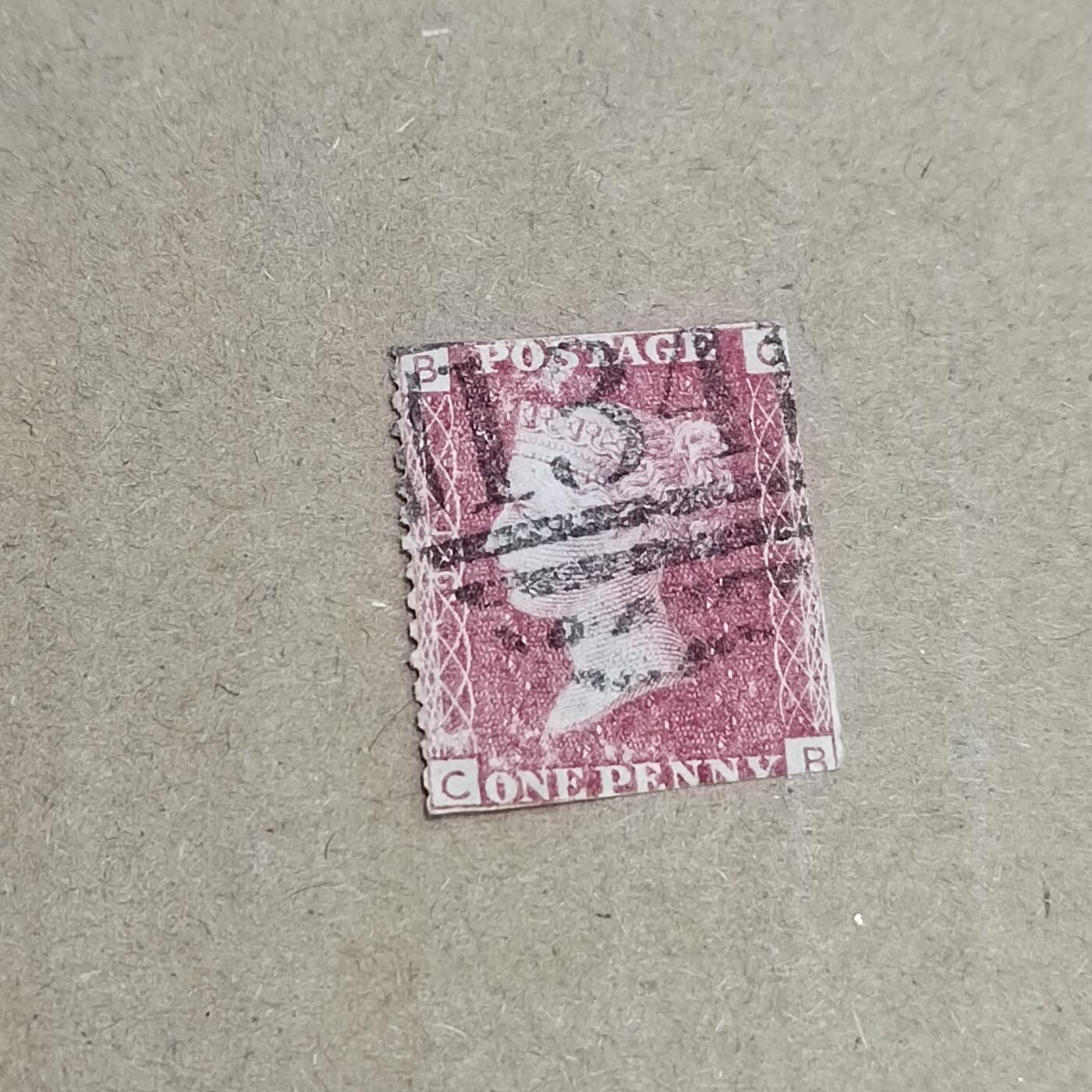 PCAI钱币  30-792  邮票小专场 英国红便士