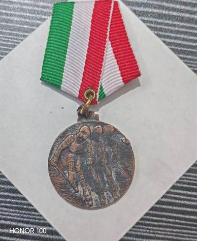 纪念章/纪念币 - 1985年在意大利塞斯蒂耶勒（Sestriere）举办的社会间滑雪赛（Criterium Intersociale）铜质纪念奖章，由SIEM赞助。