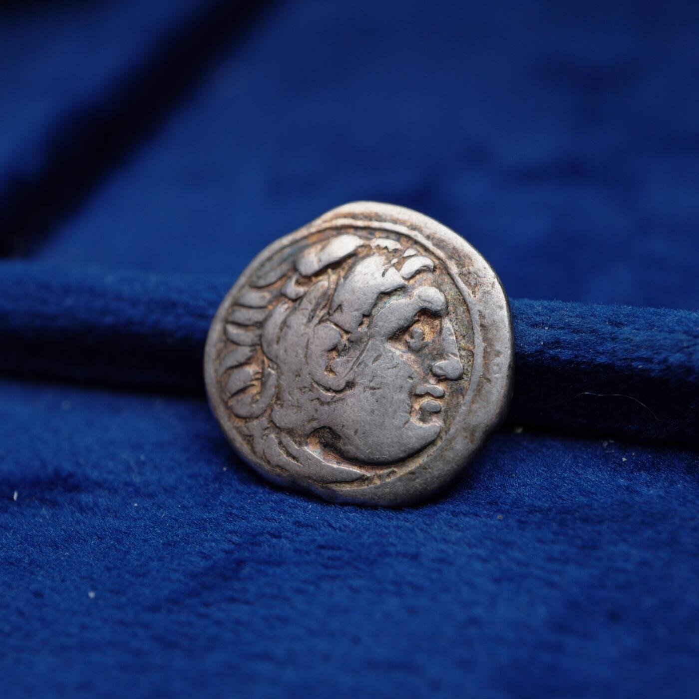 琋语集藏2026年04月欧洲古典打制币拍卖 古希腊马其顿王国大力神赫拉克勒斯1德银币