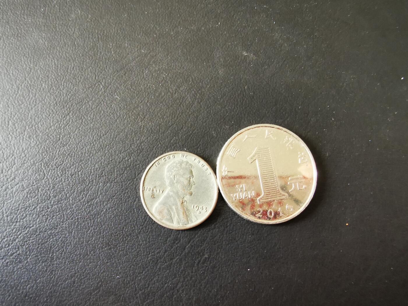 零零发外国硬币拍卖 无佣金 美国1943年1分