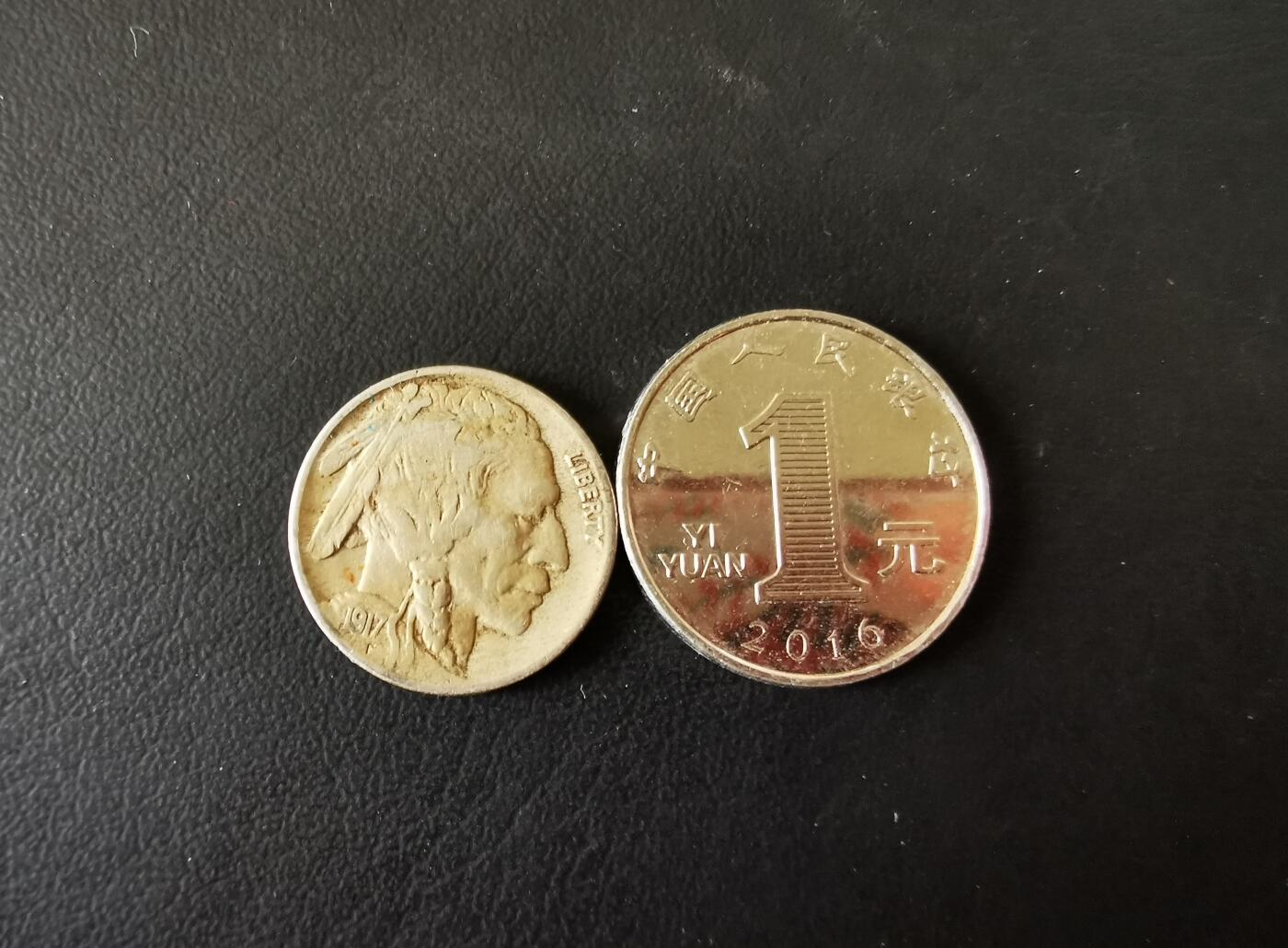 零零发外国硬币拍卖 无佣金 美国牦牛币1917