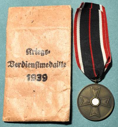 盛世勋华——号角文化勋章邮票专场拍卖第311期 - 德国（1939）战功十字奖章 带原纸袋（带标，章无标）