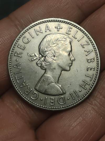 2026年第三十八场(总第二百零七场）外国好品散币场(免佣金) - 英国🇬🇧1964年半克朗(伊丽莎白二世青年桂冠第二版)