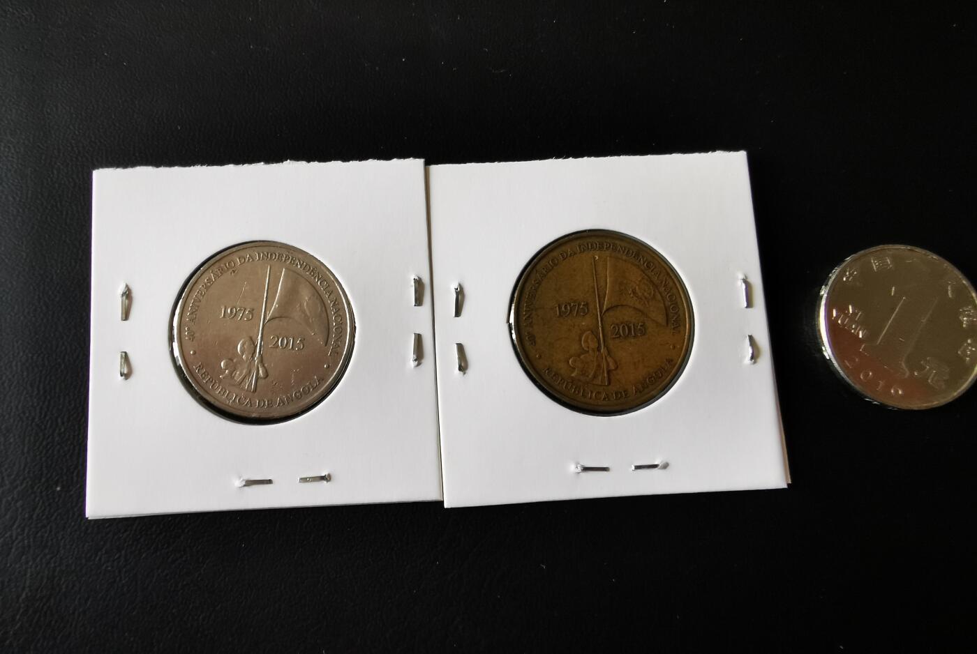 零零发外国硬币拍卖 无佣金 安哥拉2枚