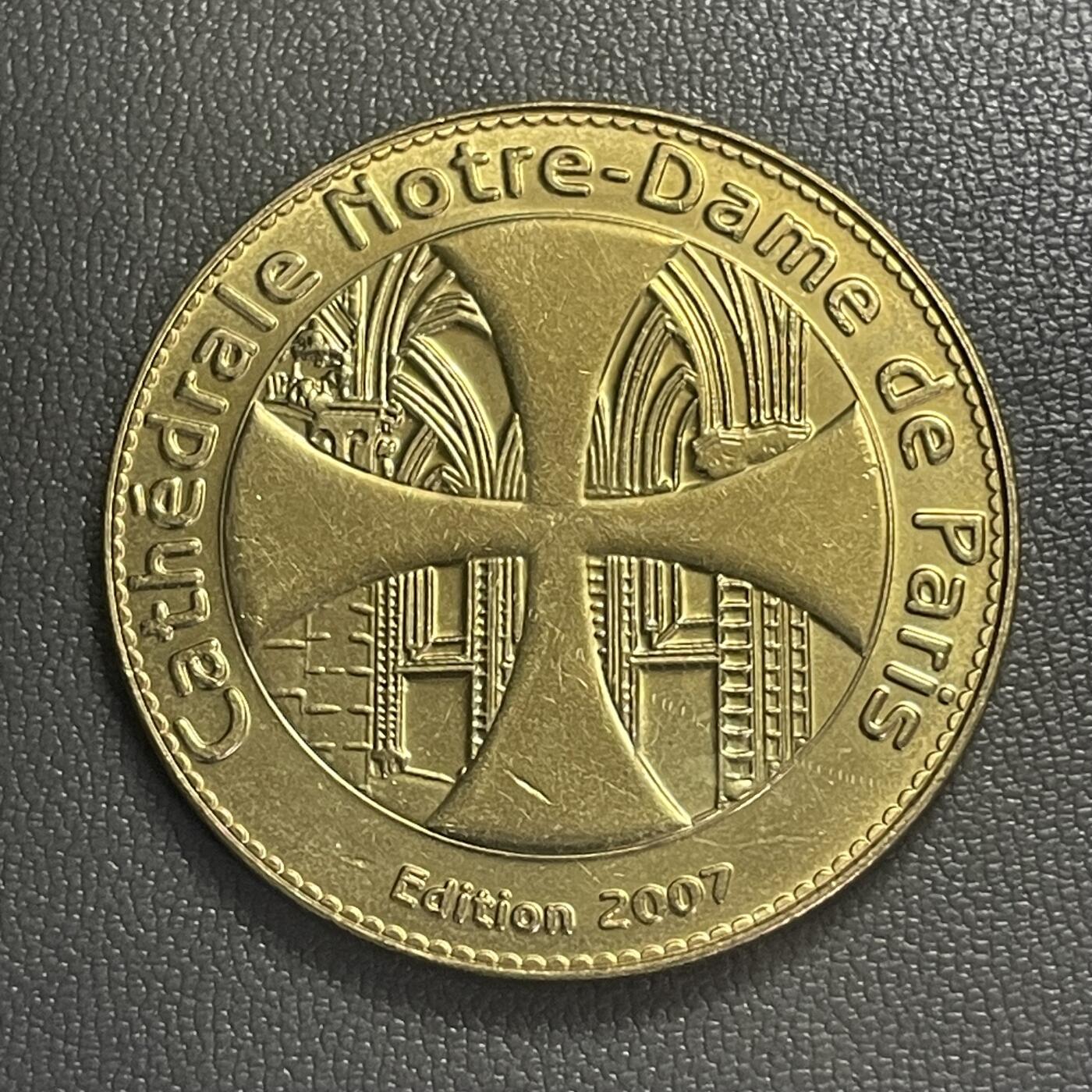 回流0406  巴黎圣母院纪念章（2007年版）