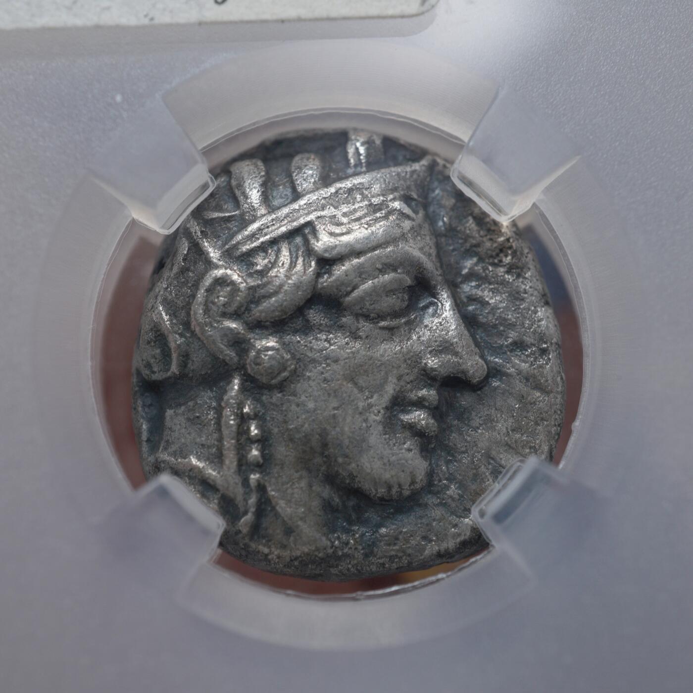 琋语集藏2026年04月欧洲古典打制币拍卖 古希腊阿提卡地区-雅典娜与猫头鹰4德银币