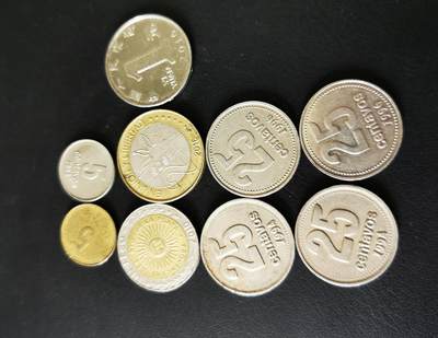 零零发外国硬币拍卖 无佣金 - 阿根廷一组