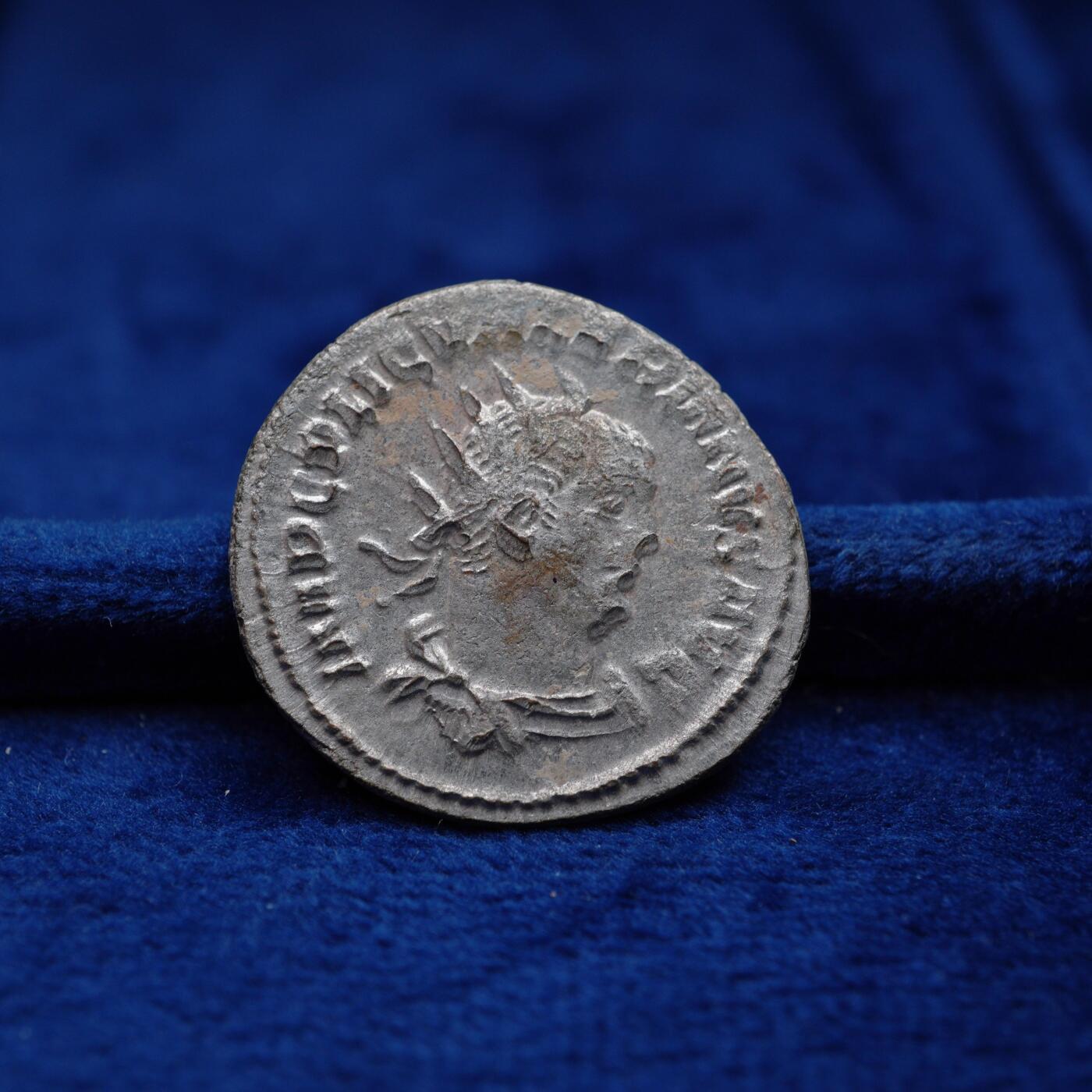 琋语集藏2026年04月欧洲古典打制币拍卖 古罗马帝国瓦勒良1安敦尼安洗银币