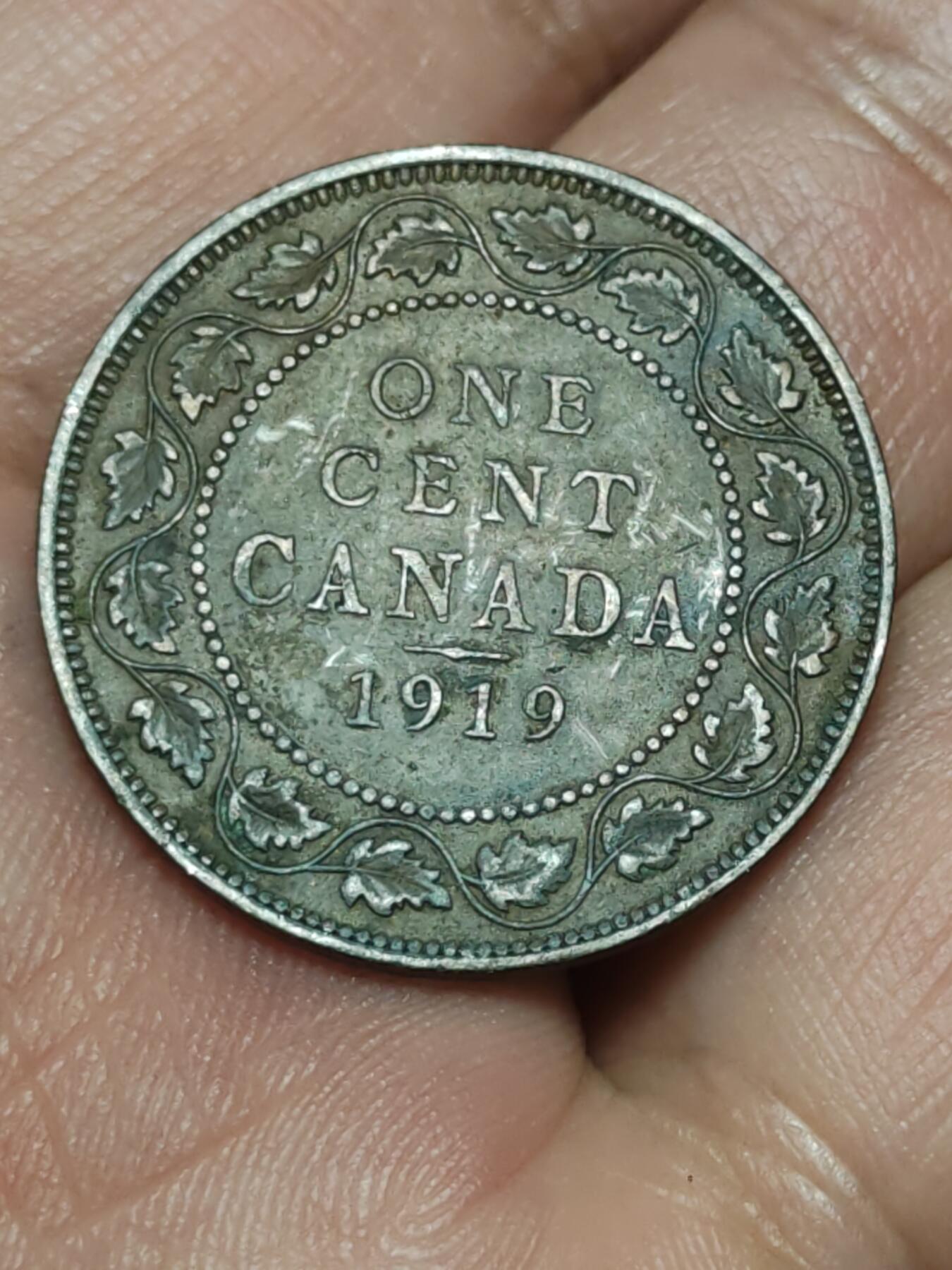 2026年第三十八场(总第二百零七场）外国好品散币场(免佣金) 加拿大🇨🇦1919年1分(乔治五世第二版)