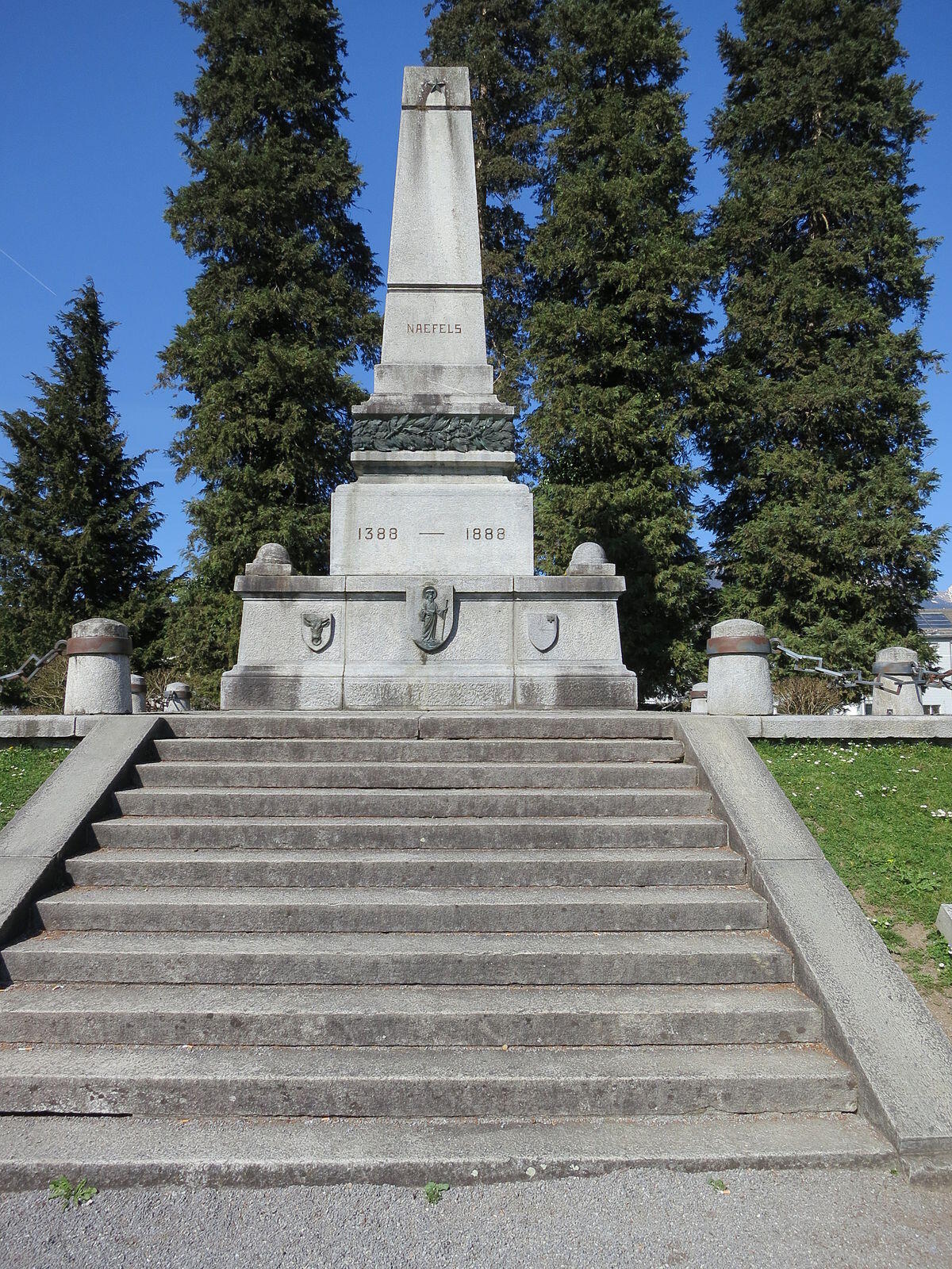 【俄甄集藏】2026年(050)04-01星期三 晚 19:30 全场包邮 瑞士1888年纪念反抗奥地利格拉鲁斯战役500周年大银章，NGC UNCD，直径：46mm，原味老包浆，雕刻家夏尔·比勒作品，名誉品种