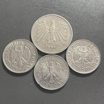 回流0406 - 联邦德国（西德）1、5马克4枚