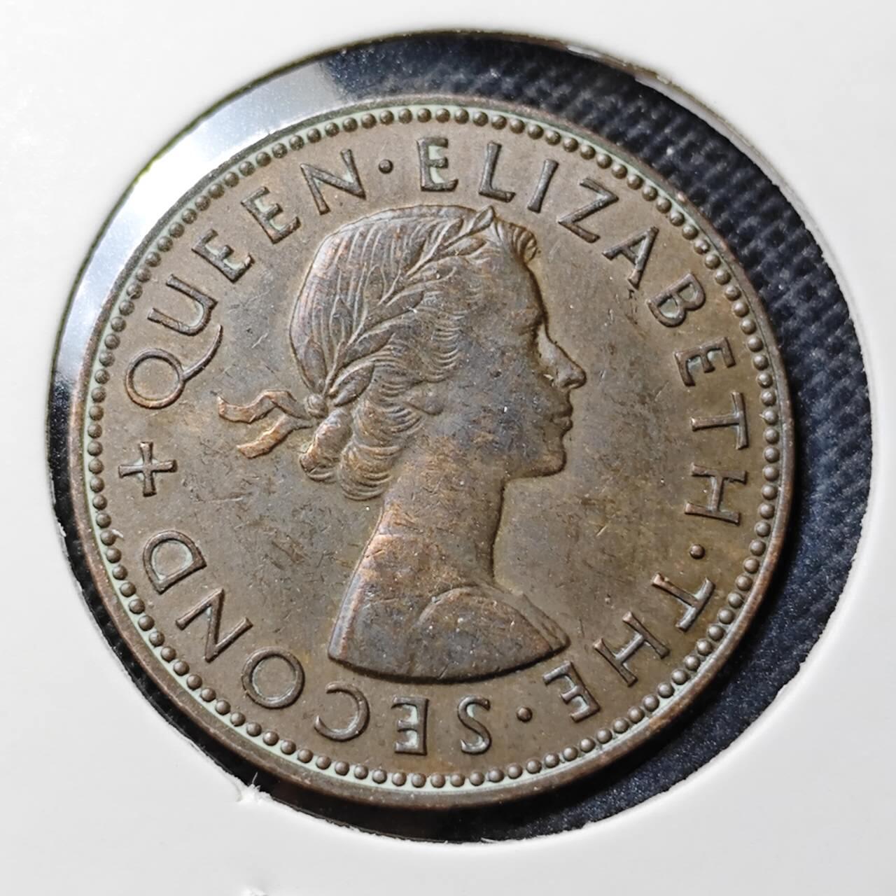 KK钱币收藏小铺  第410期 2月预留时间 周末发货  爱尔兰半便士铜币