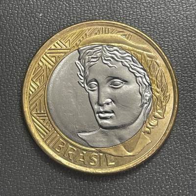 回流0406 - 巴西2020年1雷亚尔双金属币 自由女神