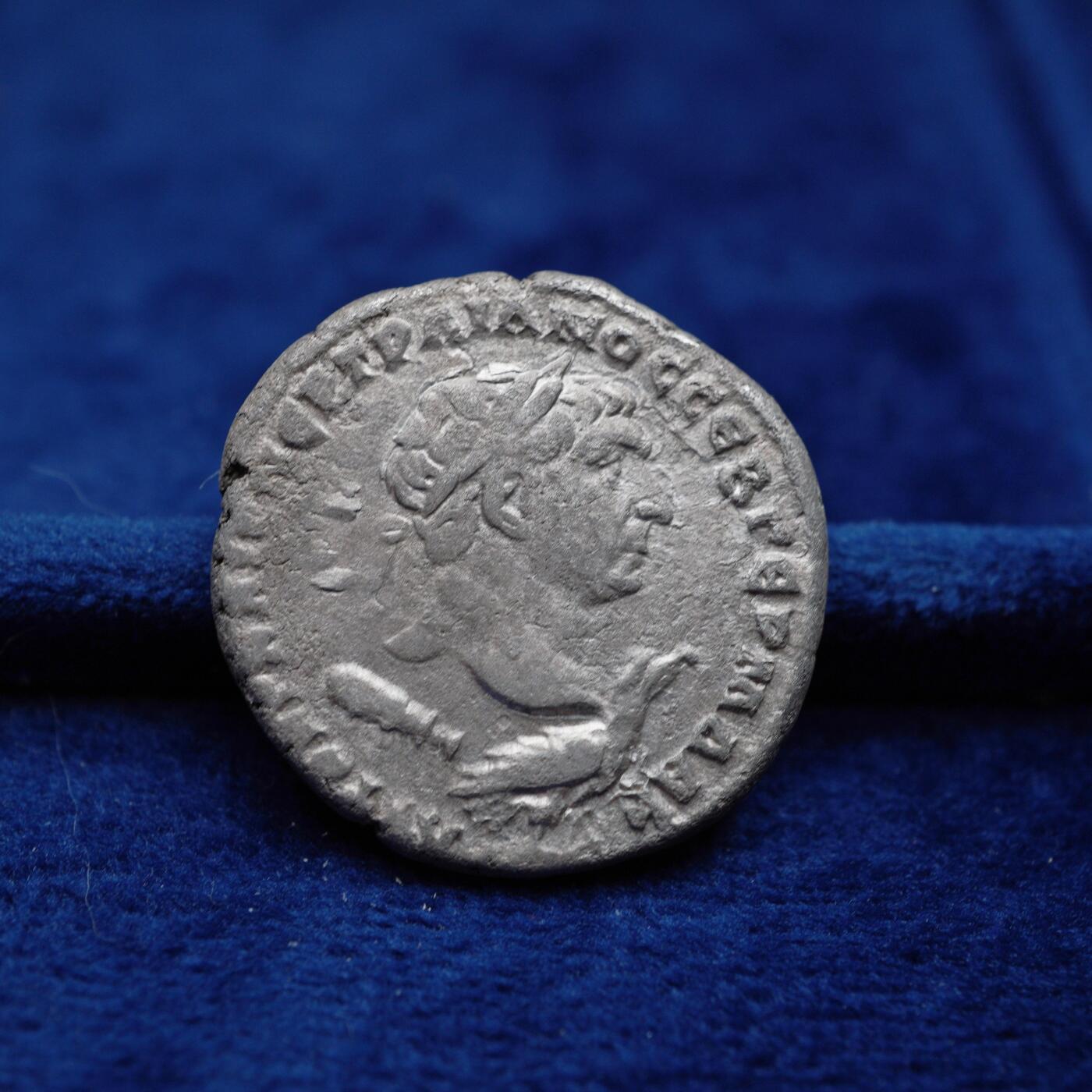 琋语集藏2026年04月欧洲古典打制币拍卖 古罗马塞琉西亚行省-佩里亚 图拉真与大力神4德银币