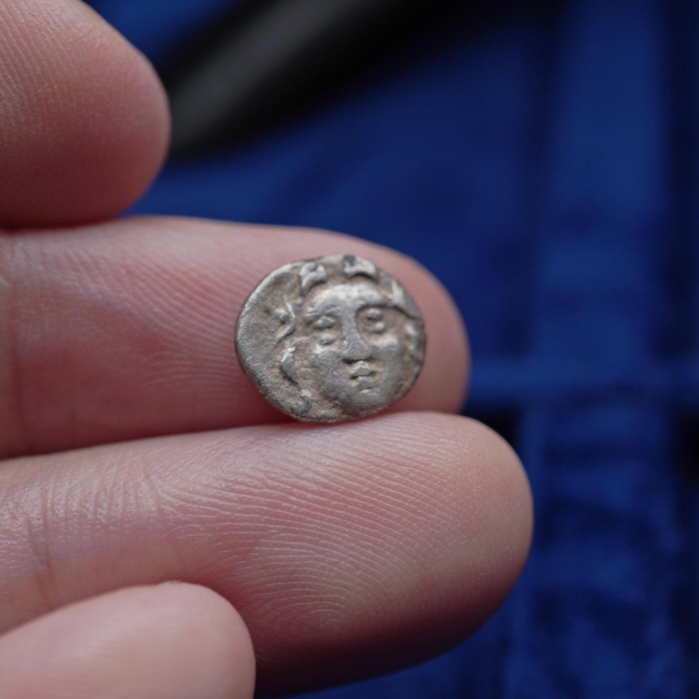 琋语集藏2026年04月欧洲古典打制币拍卖 古希腊皮西迪亚地区-雅典娜与美杜莎1奥波银币