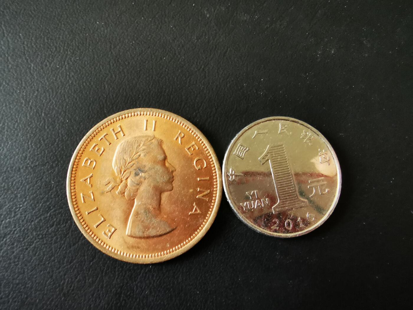 零零发外国硬币拍卖 无佣金 原光英属南非1便士