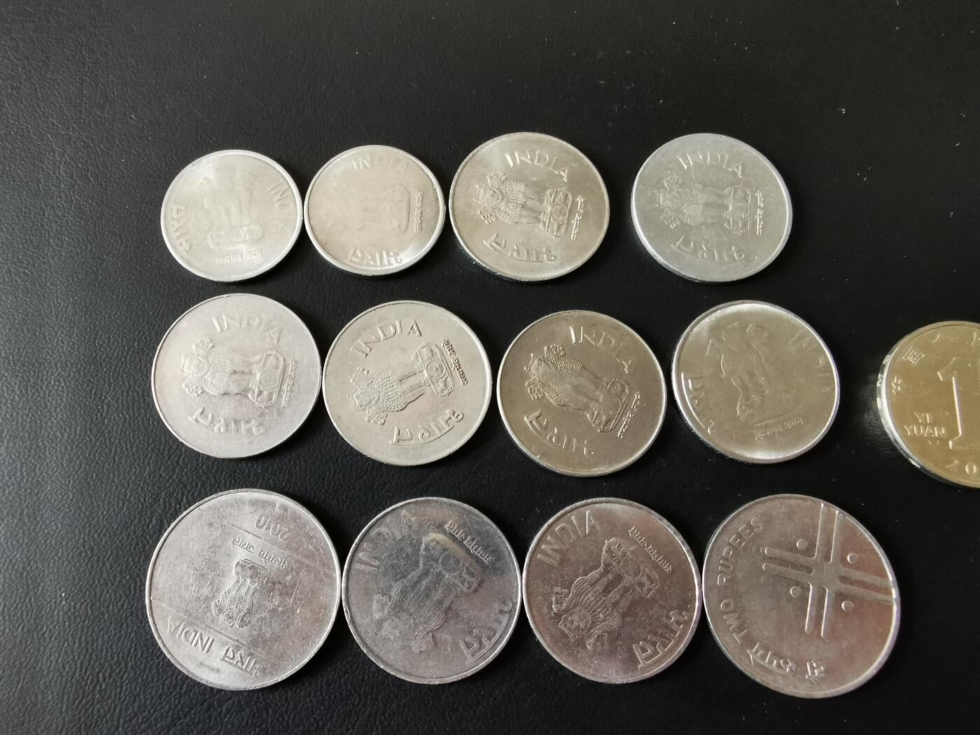 零零发外国硬币拍卖 无佣金 印度一组