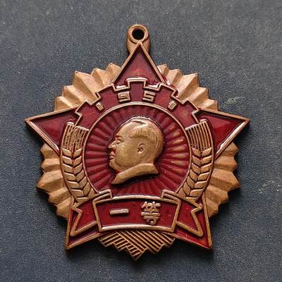 【全场包邮】纯粹捡漏拍516场【专场】 - 【勋章】中国吉林人民政府颁一等勋章