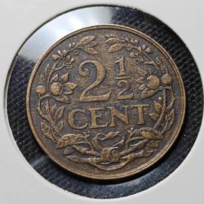 KK钱币收藏小铺  第410期 2月预留时间 周末发货 -  1918荷兰2.5分铜币