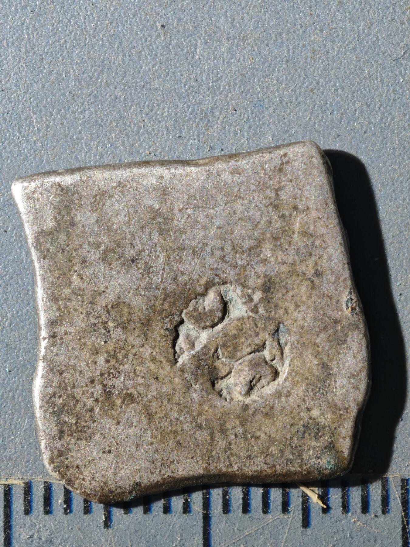 124期新疆红钱粟特钱币丝路钱币专场 孔雀王朝银币