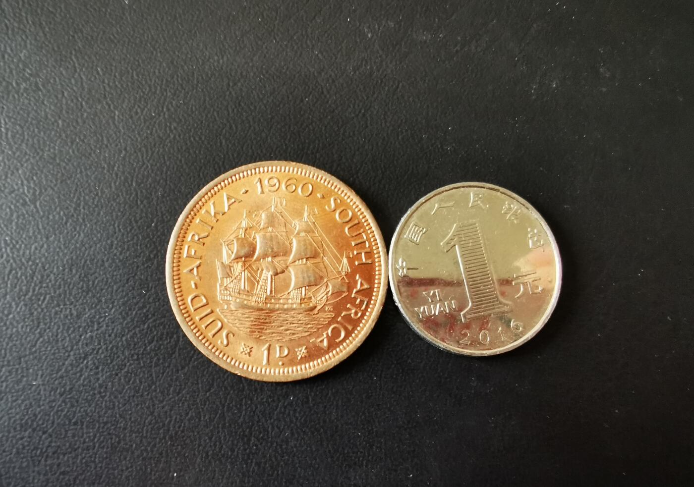 零零发外国硬币拍卖 无佣金 原光英属南非1便士
