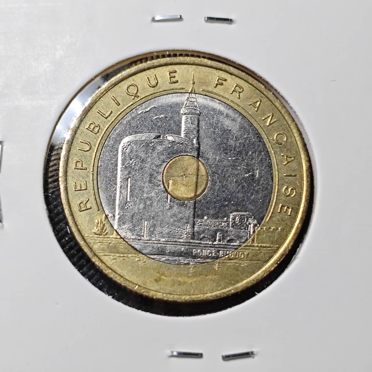 KK钱币收藏小铺  第412期 2月预留时间 周末发货 1995法国20法郎 