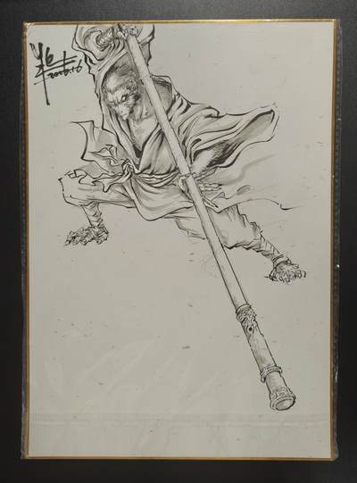 天玑星卡拍第183期《4.2周四截拍》持续收拍收评中 满赠卡需备注 - 【签绘色纸】半挺 齐天大圣美猴王 A4尺寸 撞角介意勿拍