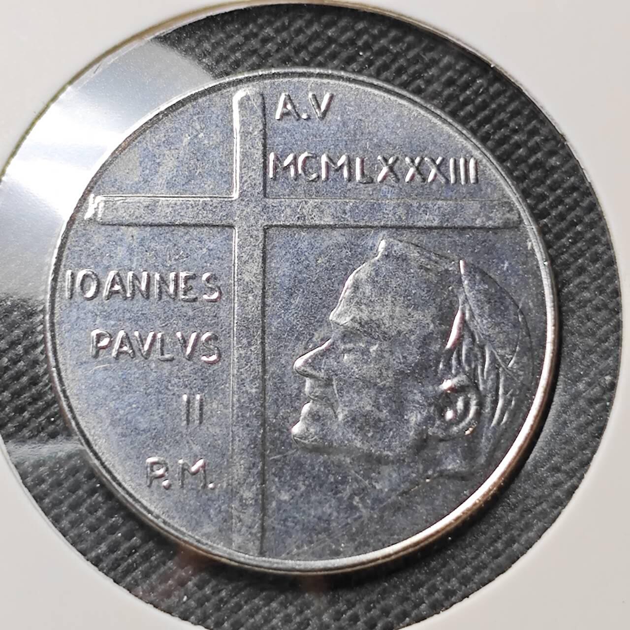 KK钱币收藏小铺  第412期 2月预留时间 周末发货 梵蒂冈100里拉 