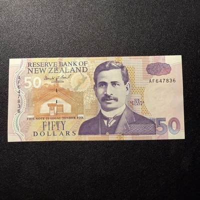 第16期 - 新西兰 1992年 50元 全新unc- 