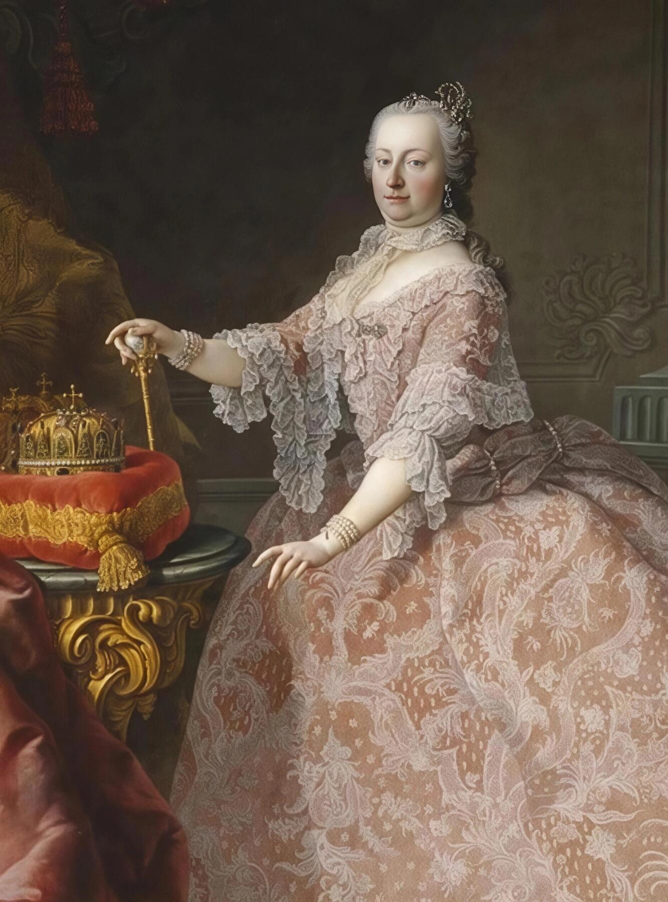 【俄甄集藏】2026年(050)04-01星期三 晚 19:30 全场包邮 奥匈帝国1870年特蕾莎头像纪念匈牙利舍姆尼茨矿业学院成立100周年超大铜章，NGC AU58，巧克力包浆，直径：70mm，重：107克，稀少品种