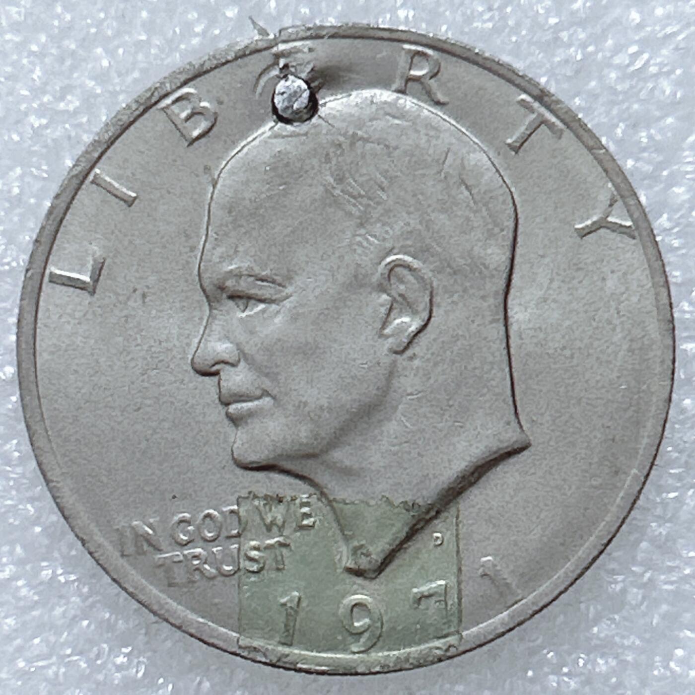 第一海外回流一元起拍收藏 散集专场  第309期 美国1971年1元艾森豪威尔硬币