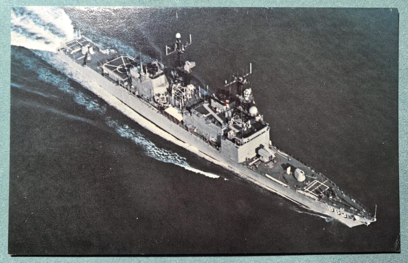 盛世勋华——号角文化勋章邮票专场拍卖第311期 美国冷战时期军舰专题明信片 斯普鲁恩斯号驱逐舰（DD-963）