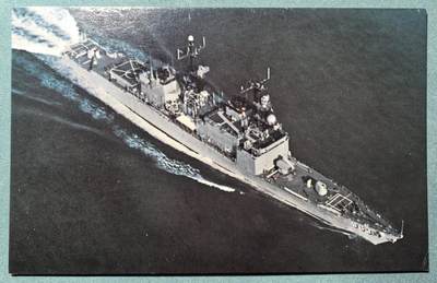 盛世勋华——号角文化勋章邮票专场拍卖第311期 - 美国冷战时期军舰专题明信片 斯普鲁恩斯号驱逐舰（DD-963）