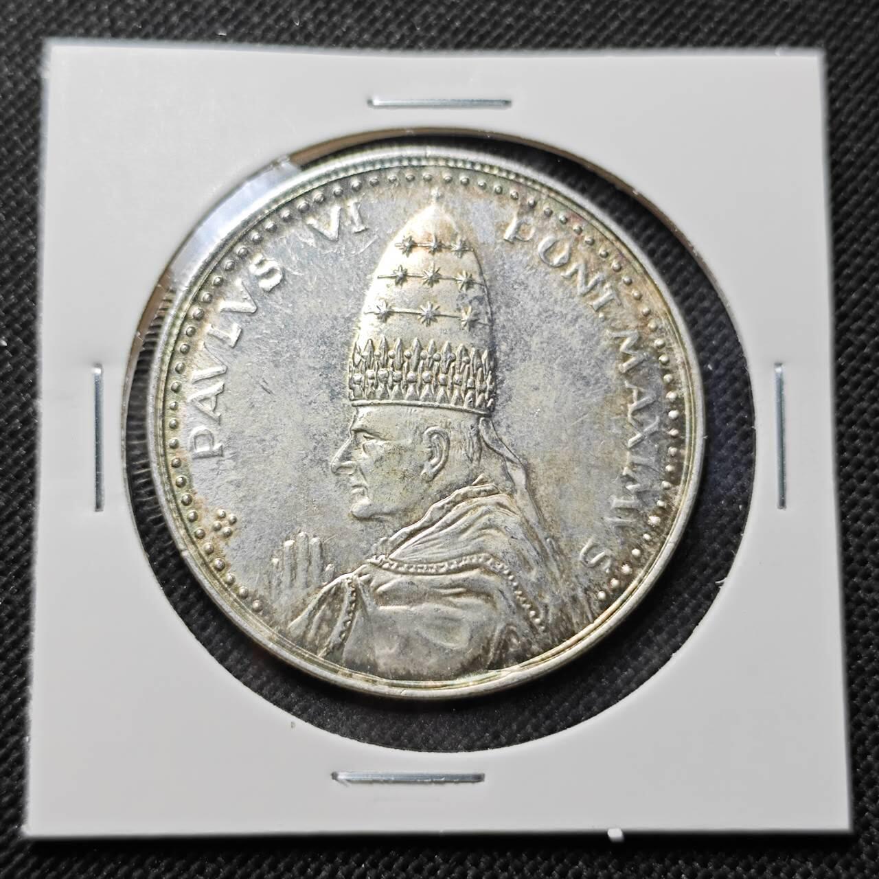 KK钱币收藏小铺  第410期 2月预留时间 周末发货  梵蒂冈镀银章