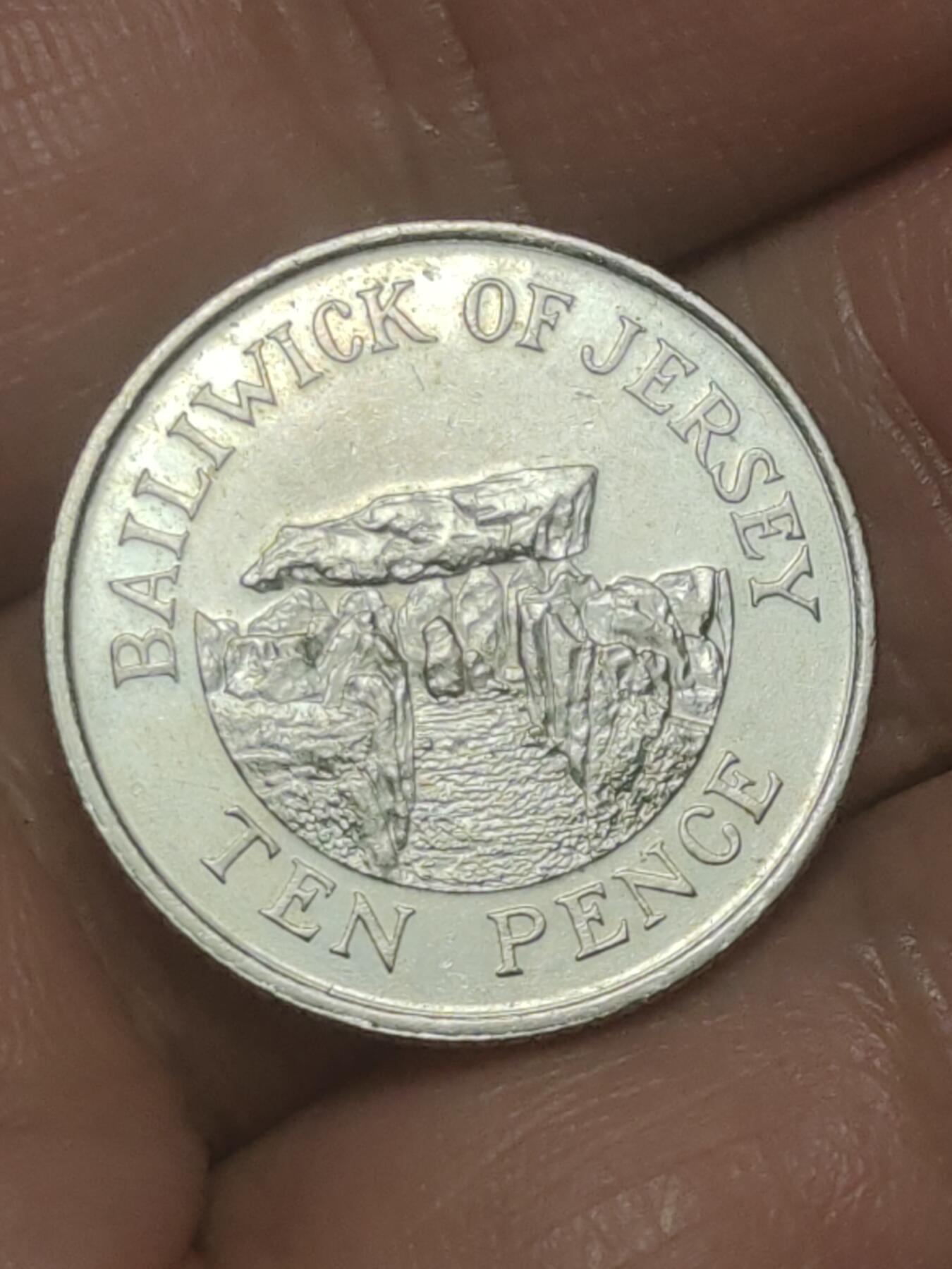 2026年第三十八场(总第二百零七场）外国好品散币场(免佣金) 英属泽西岛🇯🇪2006年10便士(伊丽莎白二世老年第一版，铜镍材质无磁版)