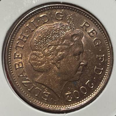 2026年二期【外国硬币、古钱银币】限时专场 - 【2002年英国2便士流通硬币】一枚