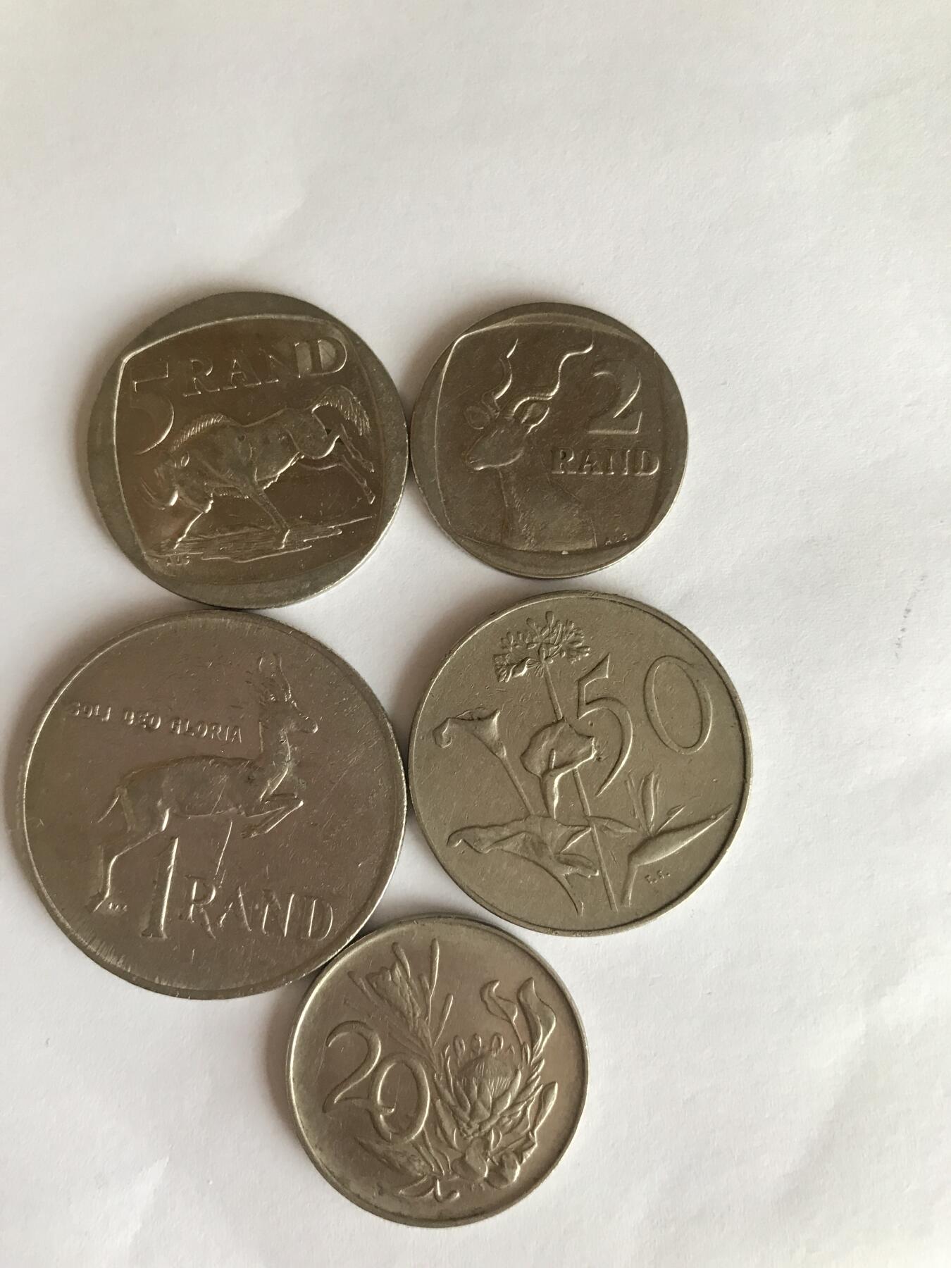 南非硬币5⃣️枚