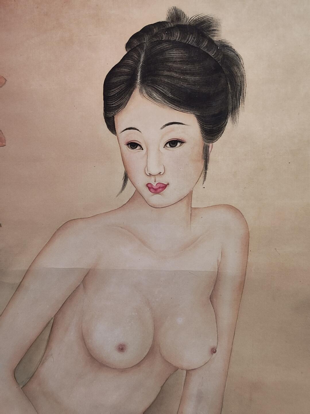 书画专场 朝明《仕女》