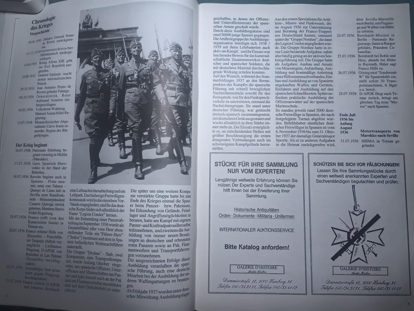 盛世勋华——号角文化勋章邮票专场拍卖第311期 德国出版 Militaria-Magazin杂志 1993年5/6月刊总第73期 58页